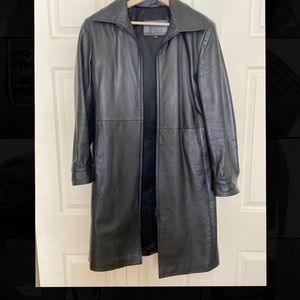 Vintage 2k Leather Coat 💣